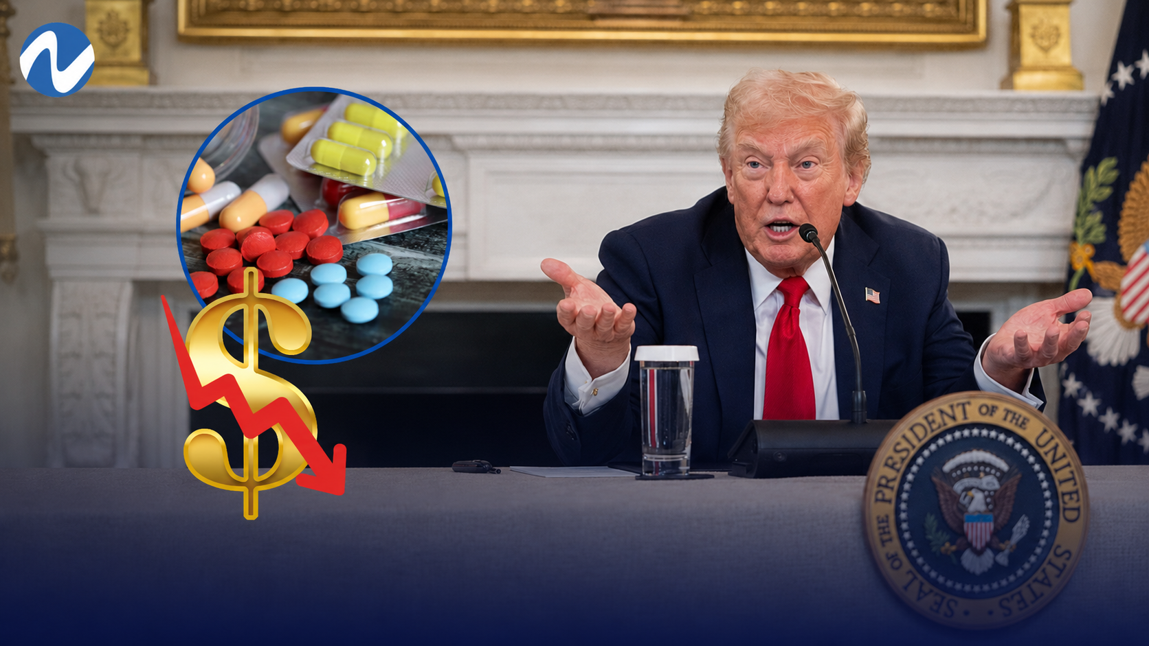 Trump sella acuerdos con farmacéuticas para reducir el costo de medicamentos en Estados Unidos