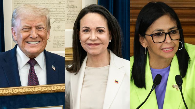 El silencio pragmático de Caracas: Delcy Rodríguez y María Corina Machado evitan chocar con Donald Trump