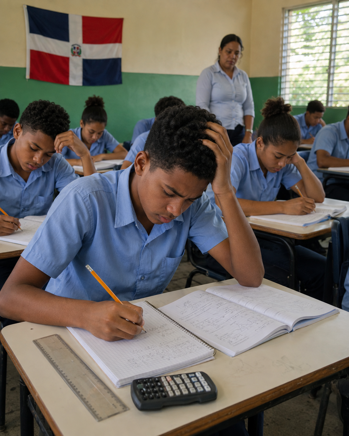 Alerta educativa: Apenas el 8 % de los estudiantes dominicanos alcanza el nivel básico en matemáticas