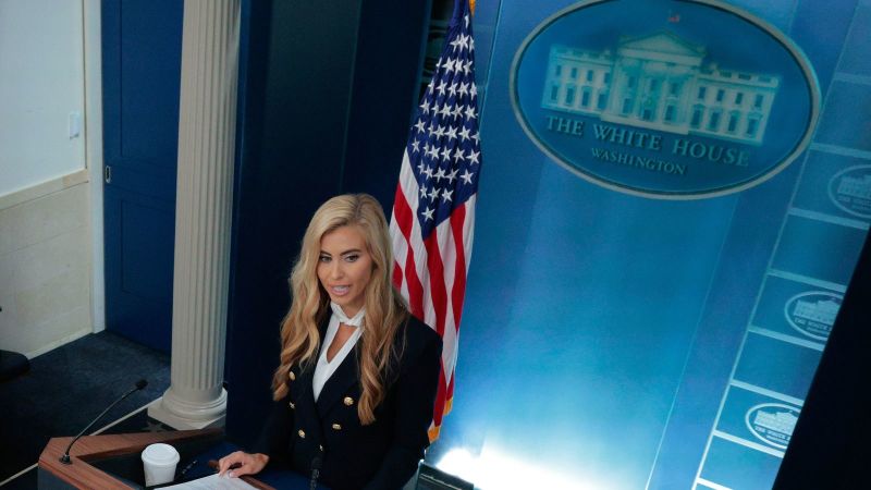 Donald Trump aparta a Katie Zacharia de la vocería de la Casa Blanca tras solo una semana en el cargo